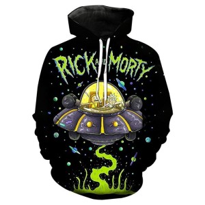 BLUZA 3D dla dzieci RICK AND MORTY rozmiar 100-160