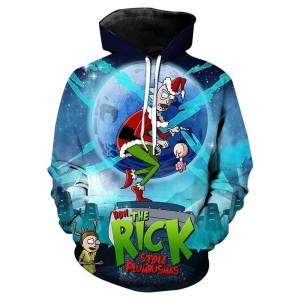 BLUZA 3D dla dzieci RICK AND MORTY rozmiar 100-160