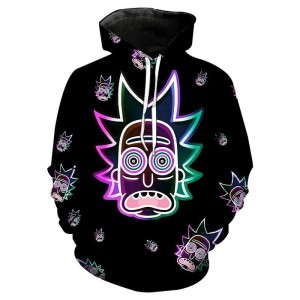 BLUZA 3D dla dzieci RICK AND MORTY rozmiar 100-160