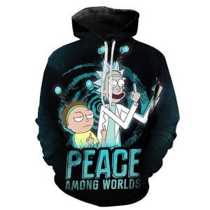 BLUZA 3D dla dzieci RICK AND MORTY rozmiar 100-160