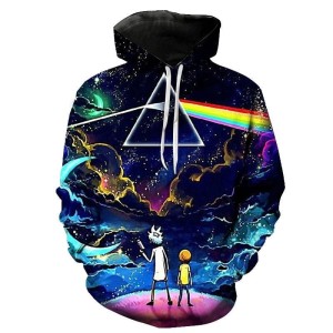 BLUZA 3D dla dzieci RICK AND MORTY rozmiar 100-160