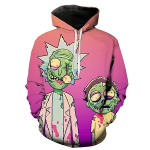 BLUZA 3D dla dzieci RICK AND MORTY rozmiar 100-160