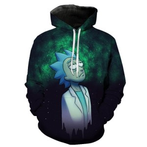 BLUZA 3D dla dzieci RICK AND MORTY rozmiar 100-160
