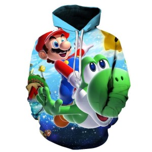BLUZA 3D dla dzieci SUPER MARIO rozmiar 100-160