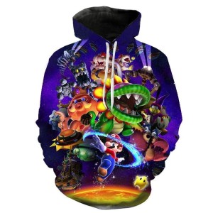 BLUZA 3D dla dzieci SUPER MARIO rozmiar 100-160