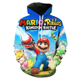 BLUZA 3D dla dzieci SUPER MARIO rozmiar 100-160