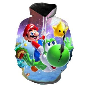 BLUZA 3D dla dzieci SUPER MARIO rozmiar 100-160