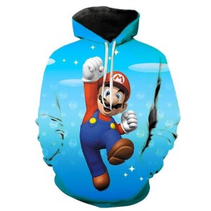BLUZA 3D dla dzieci SUPER MARIO rozmiar 100-160