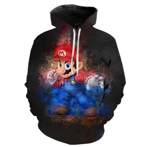 BLUZA 3D dla dzieci SUPER MARIO rozmiar 100-160