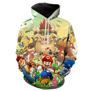 BLUZA 3D dla dzieci SUPER MARIO rozmiar 100-160
