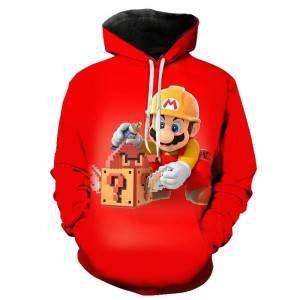 BLUZA 3D dla dzieci SUPER MARIO rozmiar 100-160