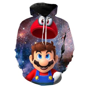 BLUZA 3D dla dzieci SUPER MARIO rozmiar 100-160