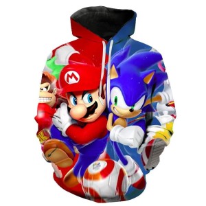 BLUZA 3D dla dzieci SUPER MARIO rozmiar 100-160