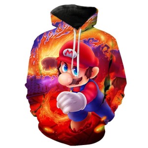 BLUZA 3D dla dzieci SUPER MARIO rozmiar 100-160