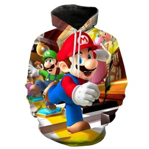 BLUZA 3D dla dzieci SUPER MARIO rozmiar 100-160